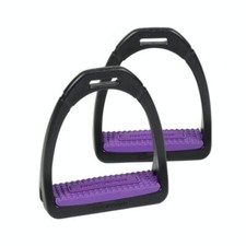 Shires 686PURPLEADULTS "Compositi" Premium Profile Stirrups Purple