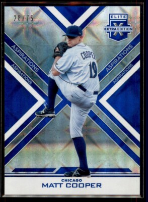 2016 Elite Extra Edition BLUE Matt Cooper Chicago White Sox #164 28/75