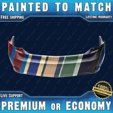 NEW Painted To Match Rear Bumper Cover Replacement for 2009 2010 Toyota Corolla