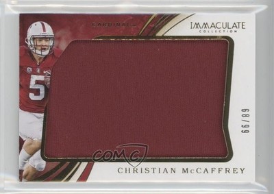 2020 Panini Immaculate Collegiate Memorabilia 68/99 Christian McCaffrey #29 1mi4