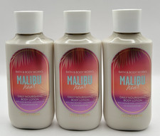 Bath and Body Works Malibu Heat Body Lotion 8 Oz 24 Hour Moisture Set of 3 Shea