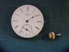 Antique Elgin National Watch Co S. No. 1555082 Movement for Parts or Restoration