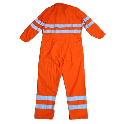 Dickies Hi-Vis Reflective Coveralls Mens XL 46-48 Orange Unlined
