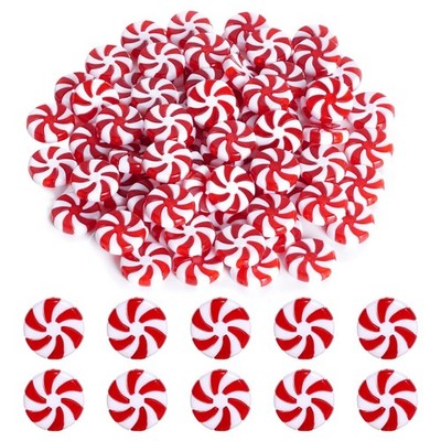 obmwang 80Pcs Christmas Candy Cane Ornaments Red and White 