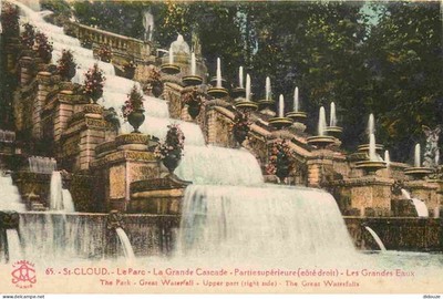 AK - 92 - Saint Cloud - Parc de Saint Cloud - La Grande Cascade - CPA