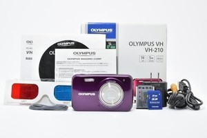 OLYMPUS VH-210✨極美品⭕️安心実働品★パープル★5倍1400万画素 OLYMPUS VH-210✨極美品⭕️安心実働品☆パープル☆5倍1400万画素