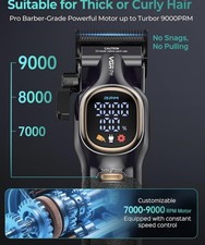 Professional Hair Clippers for Men, Professional Barber Clippers and Trimmer Set