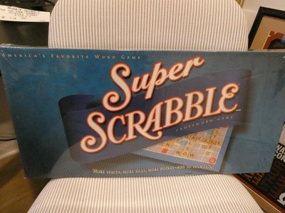 NEW: Super Scrabble Winning Moves by Hasbro Crossword Board Game (Sealed)