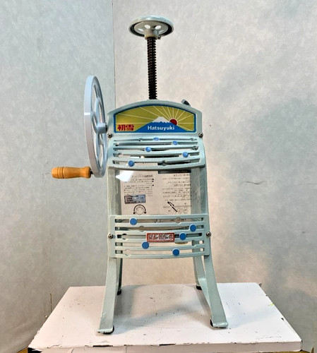 Chubu Hatsuyuki HA-110S Manual Ice Shaver Shaved Ice Slicer Kakigori Japan