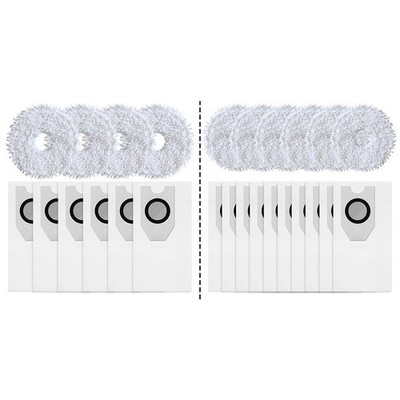 Für Eureka kompatible Ersatzteile 4 Wischtücher & 6 Staubbeutel Set