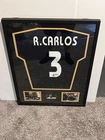 Roberto Carlos Signed Real Madrid Jersey Beckett Authenticated Soccer