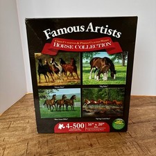 Rompecabezas Karmin International Famous Artists Horse Collection 4-500 piezas NUEVO