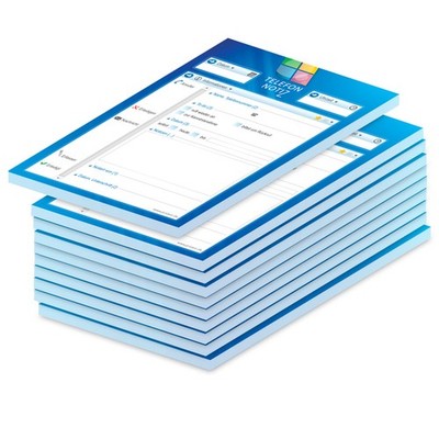 PRICARO Telefon-Notizblock A6 Computer 10 Stück 50 Blatt Gesprächsnotiz