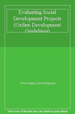 Evaluating Social Development Projects (Oxfam Development Guidel