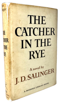 The Catcher in the Rye, J D Salinger, Modern Library $1.95 DJ in Mylar