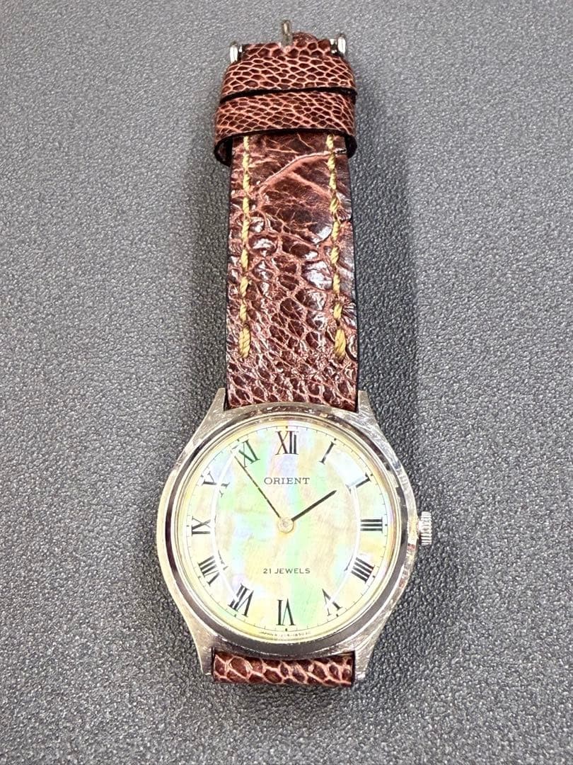 Orient Chamade Watch Manual Winding Shell Dial Me… - image 12