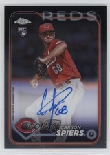 2024 Topps Chrome Rookie Auto Carson Spiers #RA-CSP Auto d4y