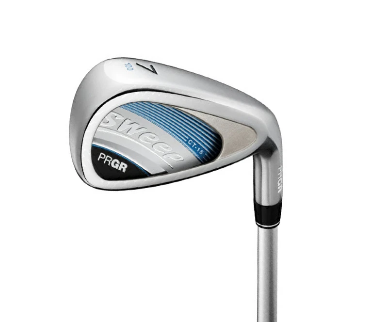 PRGR LADIES SWEEP IRON 5 CLUBS SET #7, 8, 9, PW, SW L-FLEX GRAPHITE BLUE - Image 2 of 4
