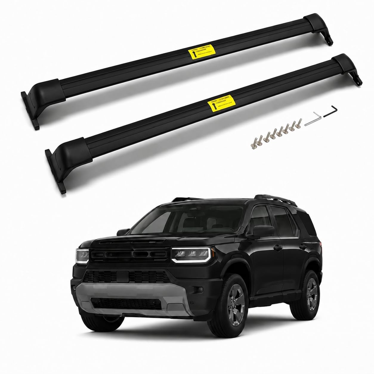 Roof Rack Cross Bars for Honda Passport 2026 2027 Heavy Duty Aluminum Cargo