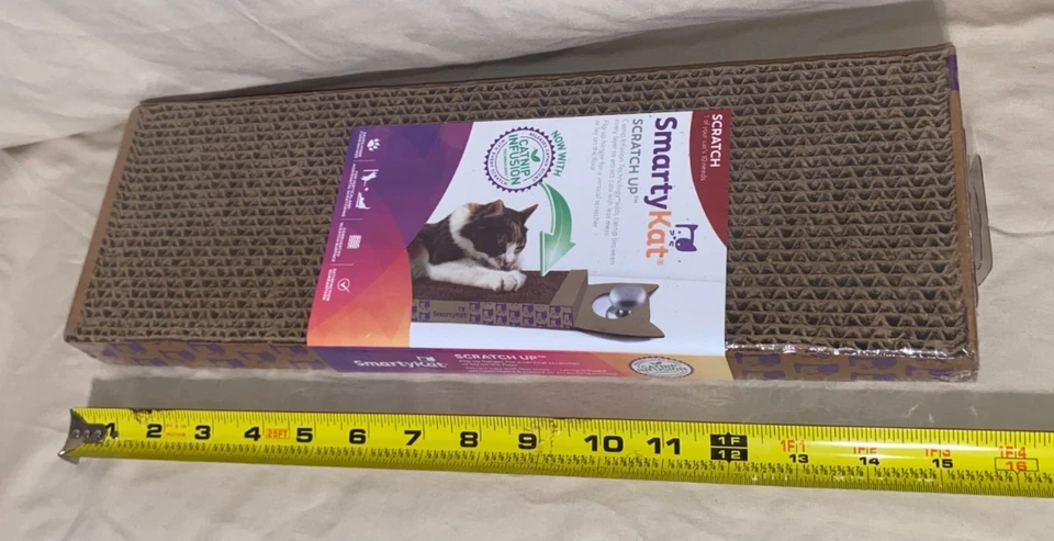 SmartyKat Rascador Corrugado Colgante Gato Rascador Hierra Gatera Infusión Marrón (1) Foto 2 de 4