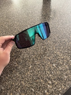 Oakley Sutro Prizm Sapphire Lenses Men's Sunglasses - Polished Black