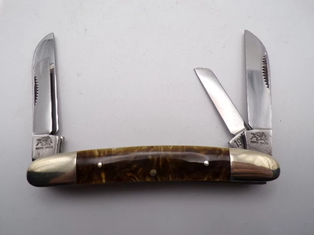 Cuchillo de Congreso de Tabaco Bulldog Alemán 1983 casi nuevo Foto 3 de 4