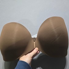 new Evelyn Bobbie Strapless Bra Womens 04.12.098 Brown Front Clasp Convertible