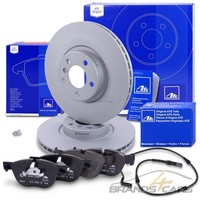 Ate Bremsscheiben Ø348 +BremsbelÄGe +Warnkontakt Vorne FÜR Bmw X5 E70 X6 E71 E72