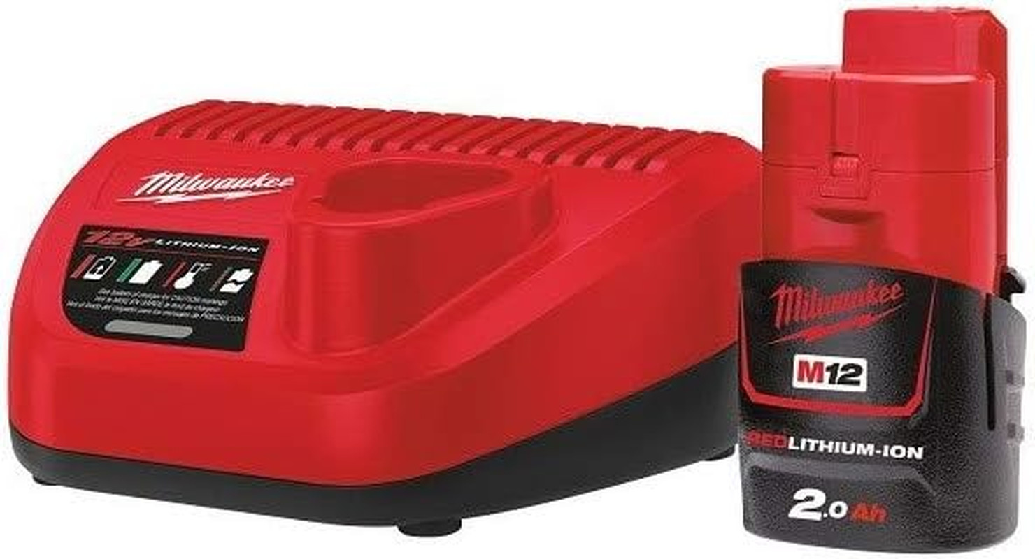 Kit Energia Milwaukee M12 NRG-201: Batteria 2.0Ah + Caricatore Rapido C12C - 4