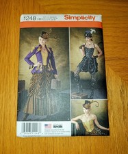 NEW Simplicity Sewing Pattern 1248 Sizes 6-12 Steampunk Cosplay - UNCUT