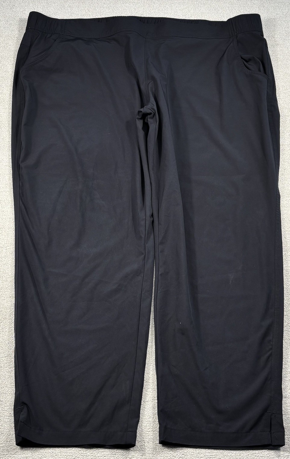 Eddie Bauer Women’s XXL Traveler Ankle Pants Black Stretch Pull On Outdoor Walk