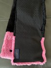 Louis Vuitton Monogram Beaver Fur Collar With Silk Lining, Black & Pink — photo 4