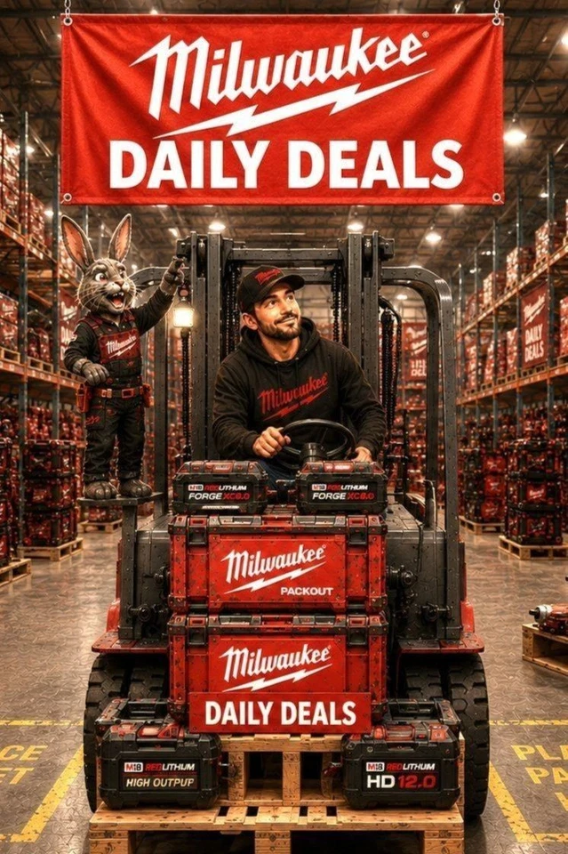 Milwaukee Daily Deals: 9/3 - Milwaukee Tools & Much More: Hosted by Rabbit