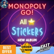 All Sticker Available🔥Monopoly Stickers Go 1⭐-6⭐ CHEAPEST🔥 SUPER FAST⚡24/7