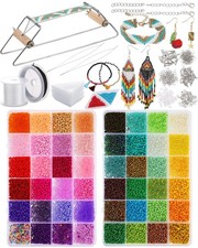 Jexine Bead Loom Kit for Adults 24000 Pcs 11.6 x 2.7 x 3.5 inches, Multicolor