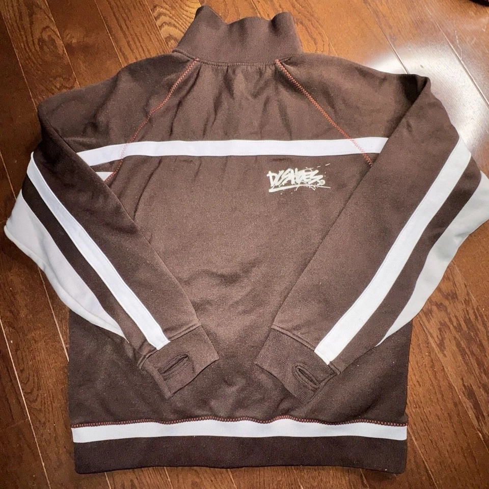 Vintage Y2K DC Shoes Full Zip Hoodie Men’s M Skateboarding Skater Grunge Rock - Image 2 of 4