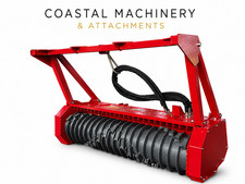 Raytree Skid Steer Drum Mulcher Forestry Mulcher Tree Bush Land Clearing 72"