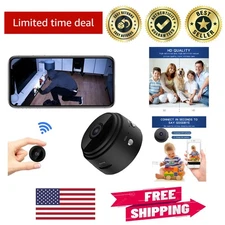 1080P HD Mini Security Camera - 150° Wide-Angle WiFi Surveillance for Home