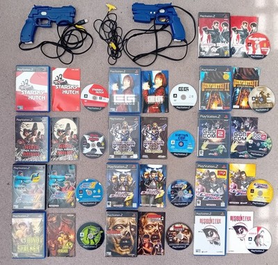 NAMCO G-CON 2 PS2 LIGHT GUN KOMPLETT SAMMLUNG RESIDENT EVIL DEAD AIM SURVIVOR