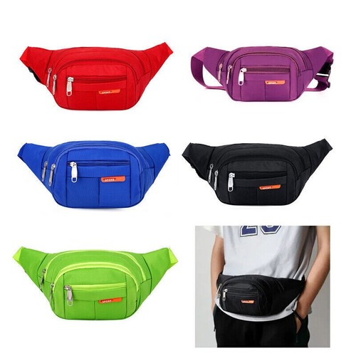 Große wasserdichte Gürteltasche Unisex Bauchtasche Gürteltasche Geldbörse Reise - Bild 2 von 21