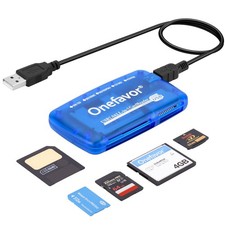 SmartMedia Card Reader Writer All-in-1 USB Universal Multi Card Adapter Slim Hub