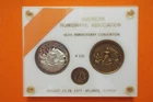 1977 NUMISMATIC ASSOC. 86th ANN. Silver & Bronze Set - Atlanta Georgia