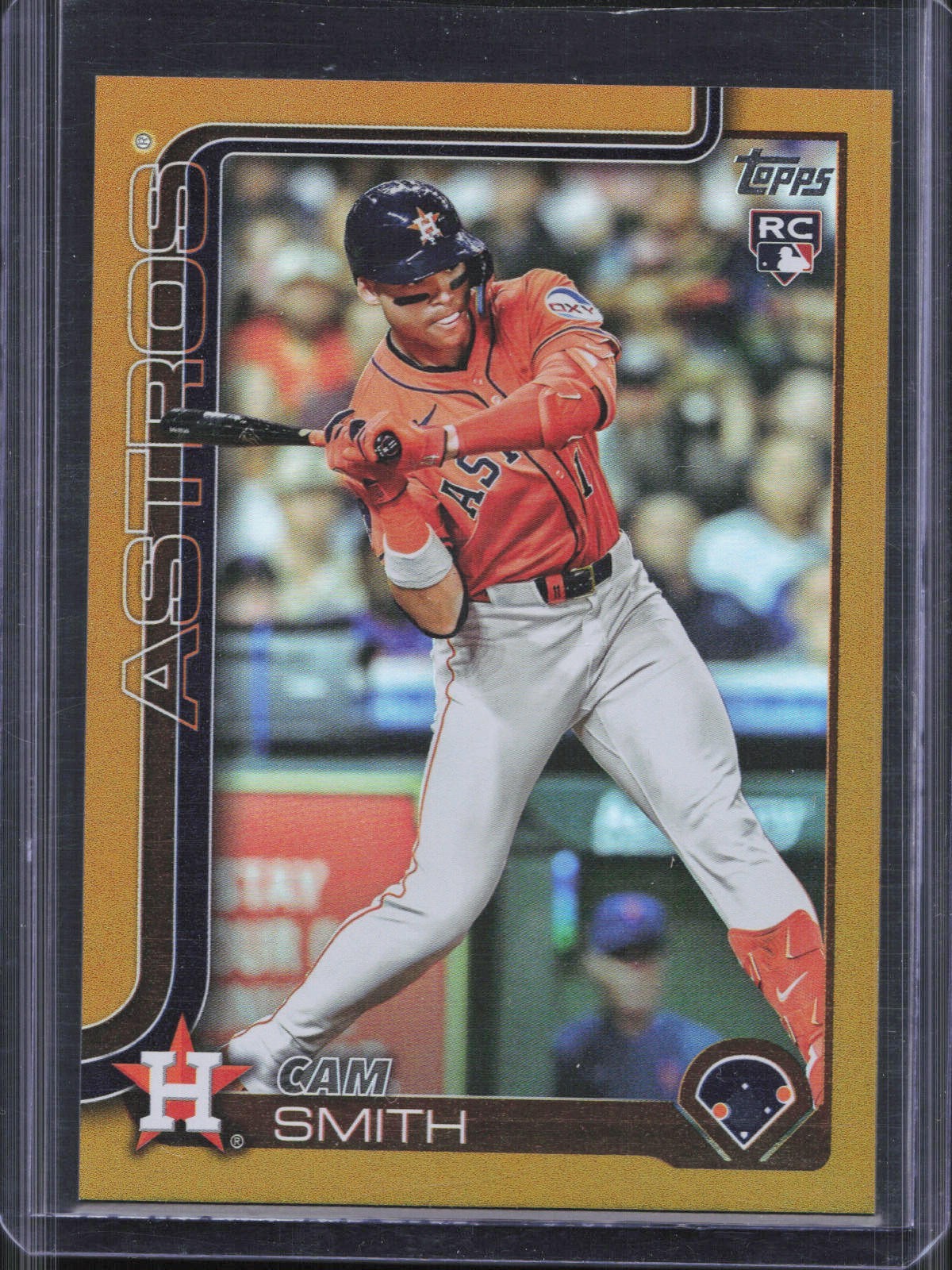 2025 Topps Update Cam Smith US298 Rookie Gold Rainbow Foil /50 Astros