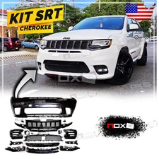 FOR JEEP GRAND CHEROKEE SRT 2017-2021  FRONT BUMPER KIT SRT FACELIFT CONVERSION