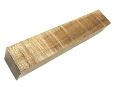 Curly Hard Maple Turning Blank 1-1/2" x 1-1/2" x 8-7/16 dried Maple z56