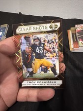 2020 Panini Illusions - Clear Shots Troy Polamalu #11