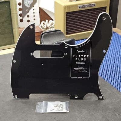 Fender Player Plus Tele Pickguard Telecaster Guitar 3-Ply Black