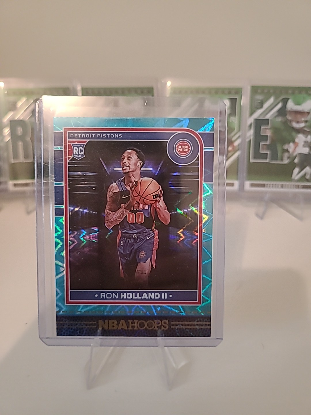 2024-25 Panini Nba Hoops - Rookies Teal Explosion #235 Ron Holland II (RC)