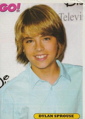 Dylan Sprouse teen magazine pinup preteen  Pop Stat headshot Go pic rare