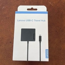 Lenovo USB-C Travel Hub In Black GX90M61235- NEW/ SEALED